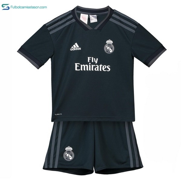 Camiseta Real Madrid 2ª Niños 2018/19 Negro